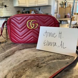 ♥️💋Gucci GG Marmont small camera bag 💋♥️
